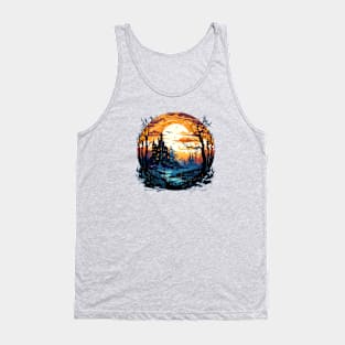 Haunted House Tank Top